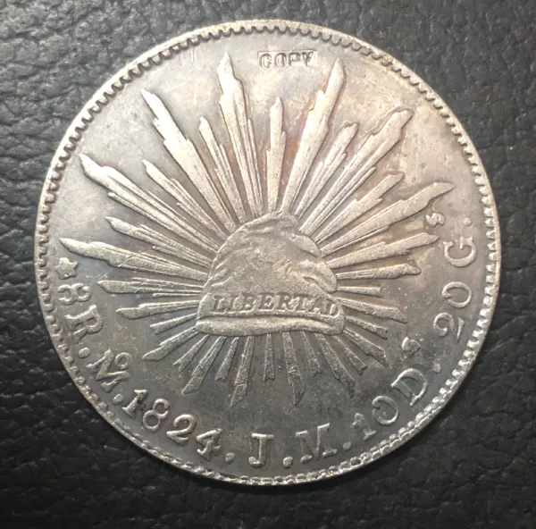 1824 Mexico 8 Reales Replica Coin