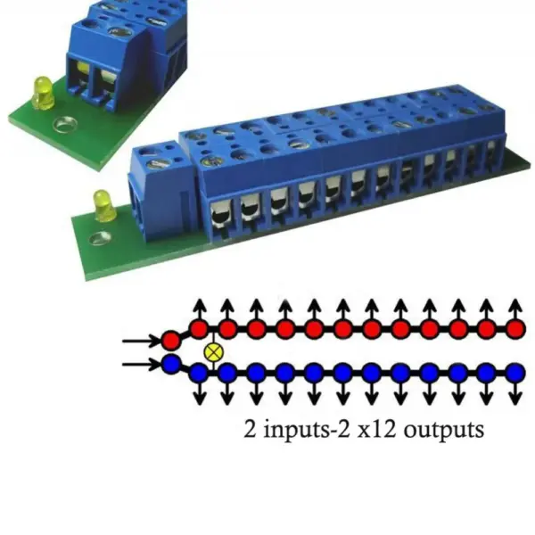 Power Distribution Board for Model Trains