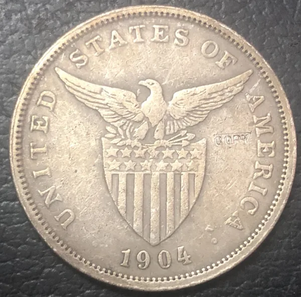 1904 U.S. Administration Replica Peso Coin