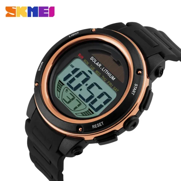 Solar Powered Men's Sport Digital Watch - Image 7