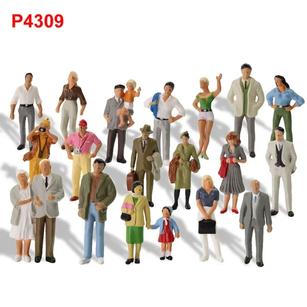 20 Assorted Painted Figures for O Scale Models - Image 9