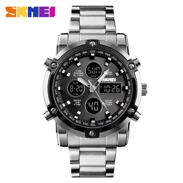 SKMEI Men's Dual Display Quartz Watch 1389 - Image 7