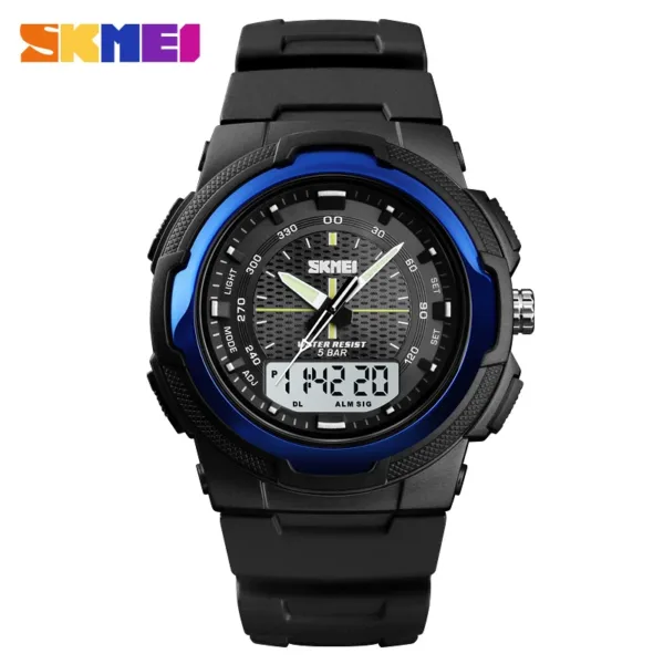 Men's Waterproof Sports Watch with Dual Time Display - Image 7