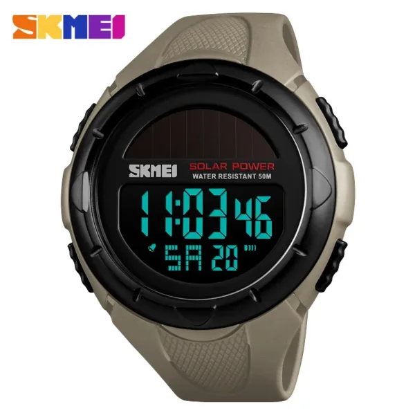 Digital Solar Watch for Men with Luminous Features - Image 11