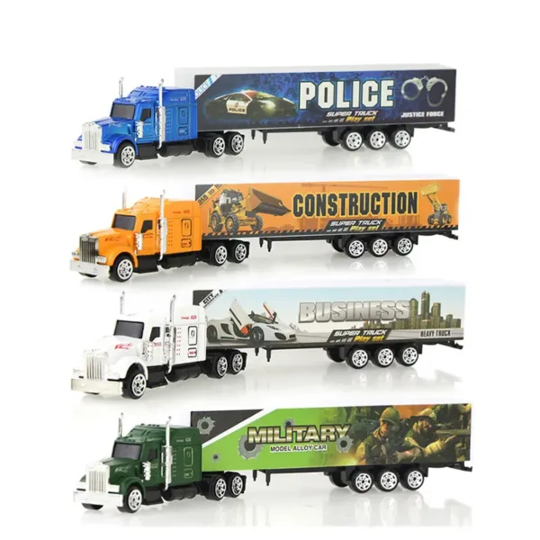 Diecast Container Truck Model Toy for Kids