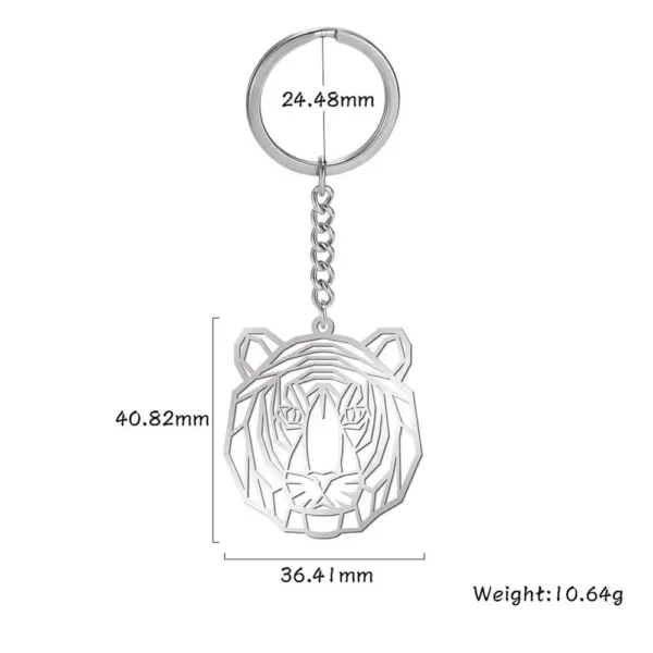 Animal Charm Stainless Steel Keychain - Image 41