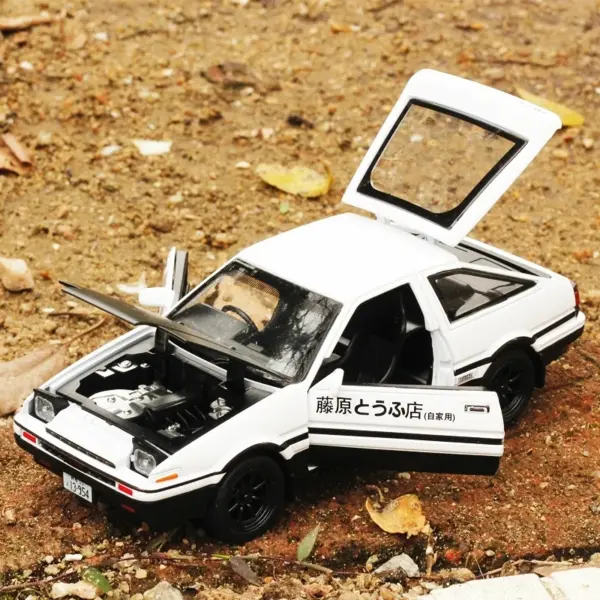1:28 Scale AE86 Diecast Alloy Car Model - Image 4
