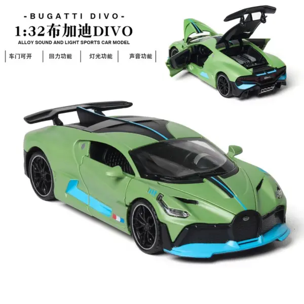 1:32 Alloy Bugatti DIVO Diecast Car Model - Image 8