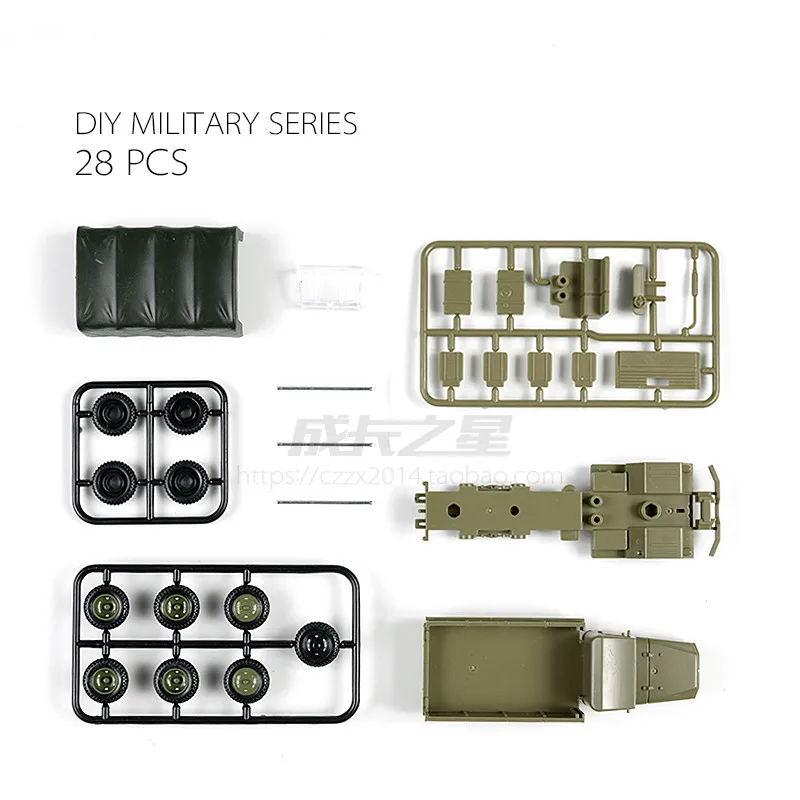 1/72 Scale M35 Truck Military Model Kit 4 1/72 Scale M35 Truck Military Model Kit - Image 4