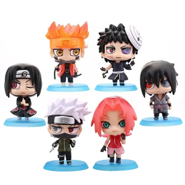 6pcs Naruto Action Figures Toy Set