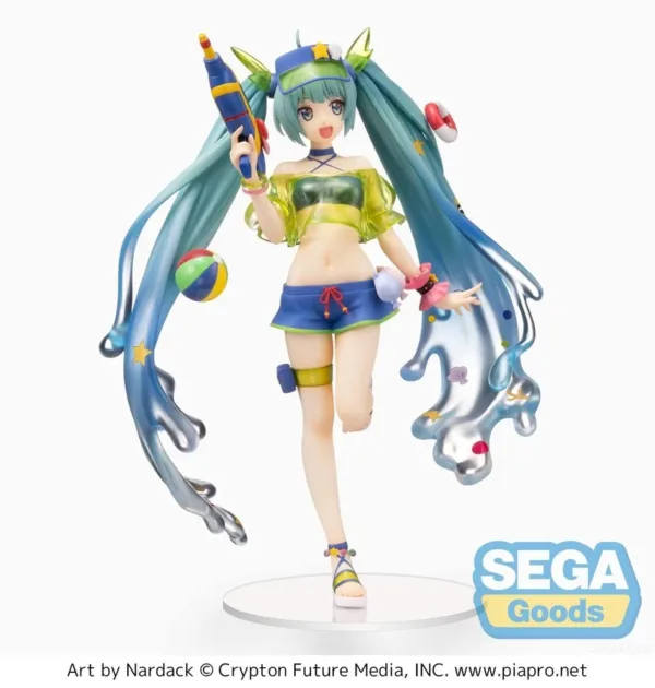 Miku Summer Ver. Action Figure, 22CM Model - Image 2