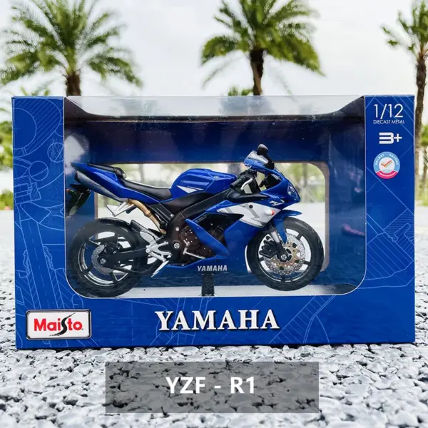 Maisto 1:12 Suzuki Hayabusa Motorcycle Model - Image 20