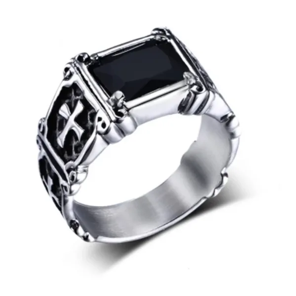 Vintage Celtic Knot Cocktail Ring for Men - Image 10