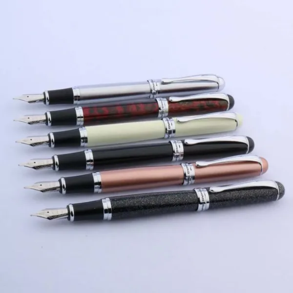 JINHAO X750 0.7mm Fountain Pen Bright Silver - Image 3