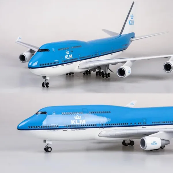 Diecast Model Plane 747 KLM 47CM Decor - Image 2