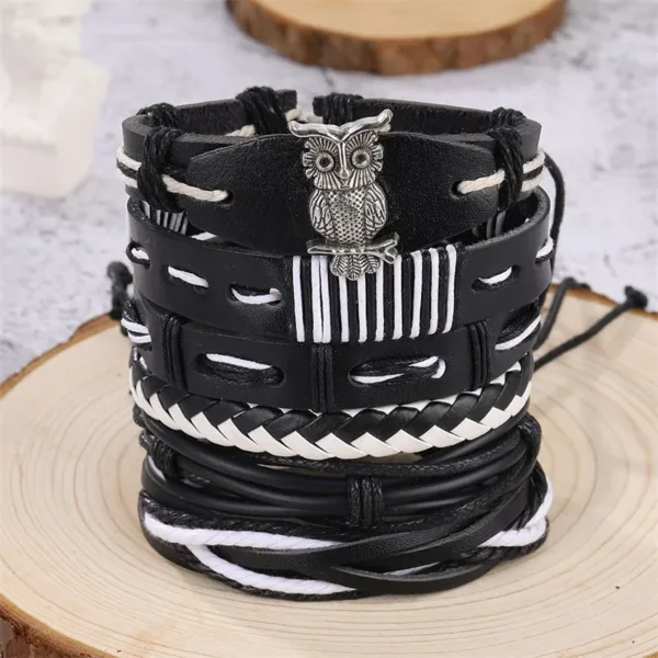 Vintage Multi-layer Leather Bracelet for Everyone - Image 3