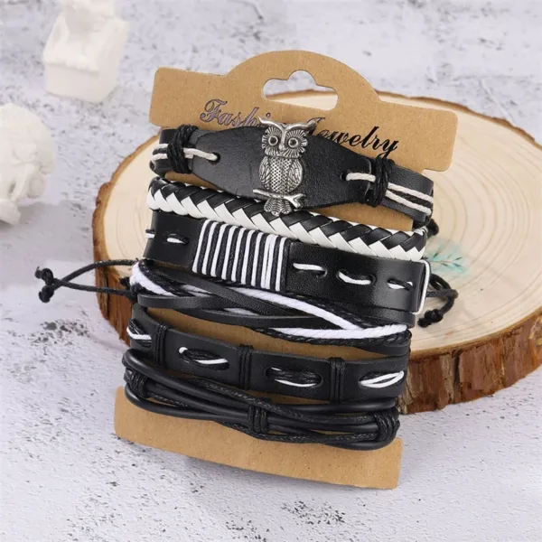 Vintage Multi-layer Leather Bracelet for Everyone - Image 2