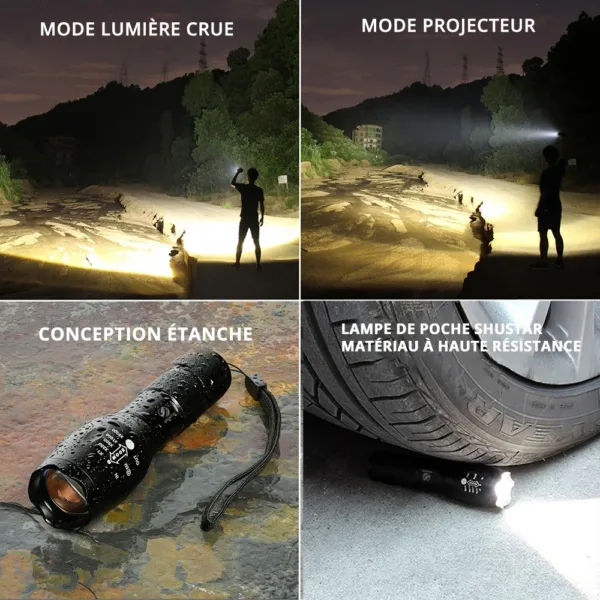 Ultra Bright Waterproof LED Flashlight 18650 - Image 6