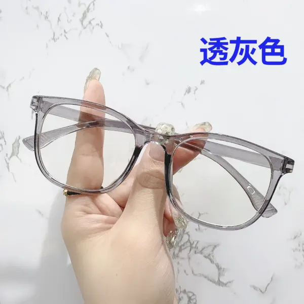 Unisex Transparent Square Computer Glasses - Image 12