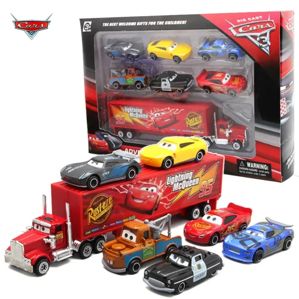 7PCS Disney Pixar Cars Diecast Model Set