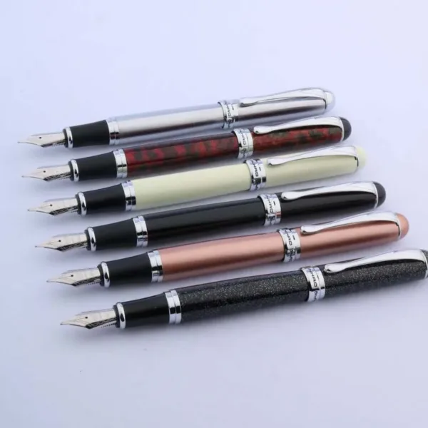 JINHAO X750 0.7mm Fountain Pen Bright Silver - Image 6