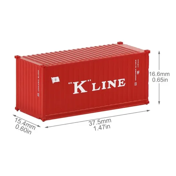 N Scale 1:160 20ft Container with Magnet - Image 2