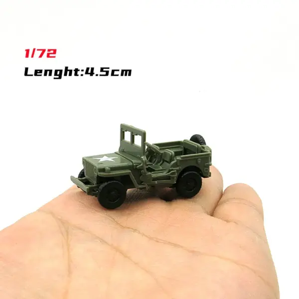 1/72 WWII Willys Jeep Assembly Model Kit - Image 4