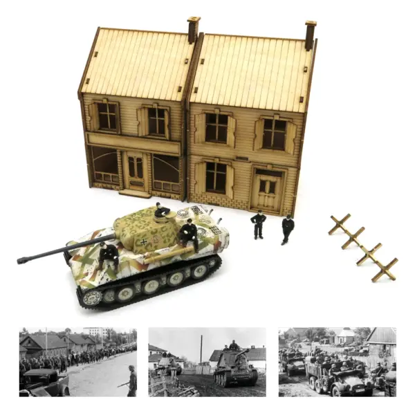 1/72 European Store Wooden Model Kit - Image 3