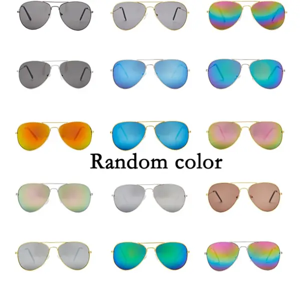 Unisex RMM Vintage Pilot Sunglasses - Image 15