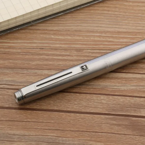 Classic Golden Fountain Pen with Silver Finish - Image 5