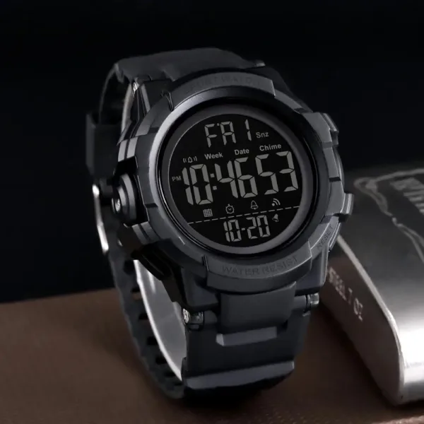 Digital Waterproof Sport Watch with Chrono Functions - Image 3