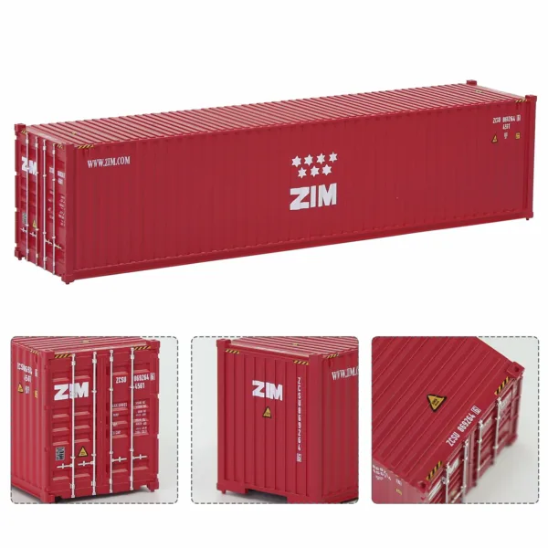 HO Scale 1:87 40ft Shipping Container Model - Image 5