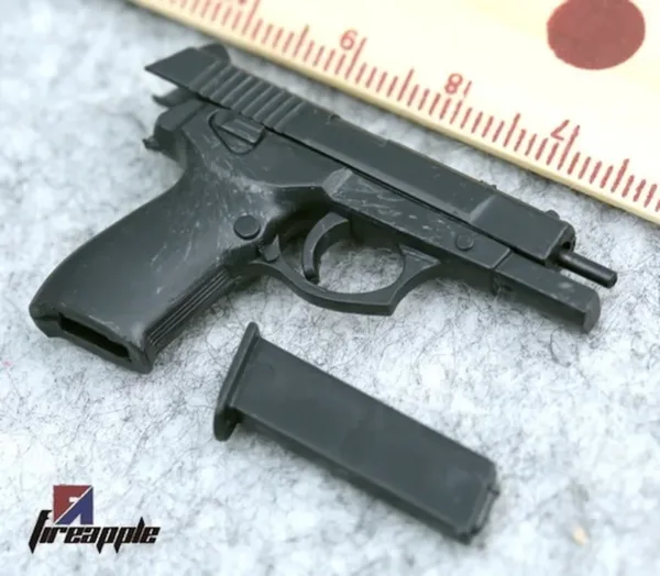 1/6 Scale Black Type 92 Plastic Pistol Model - Image 4