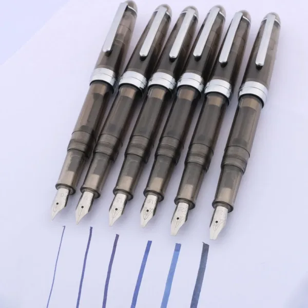 Transparent Gray Fountain Pen for Calligraphy