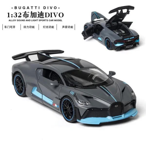 1:32 Alloy Bugatti DIVO Diecast Car Model - Image 9
