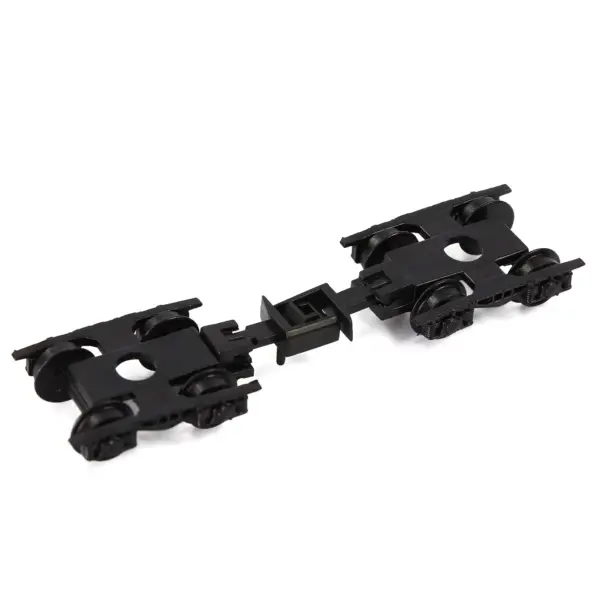 24pcs N Scale Model Train Bogies with Wheels