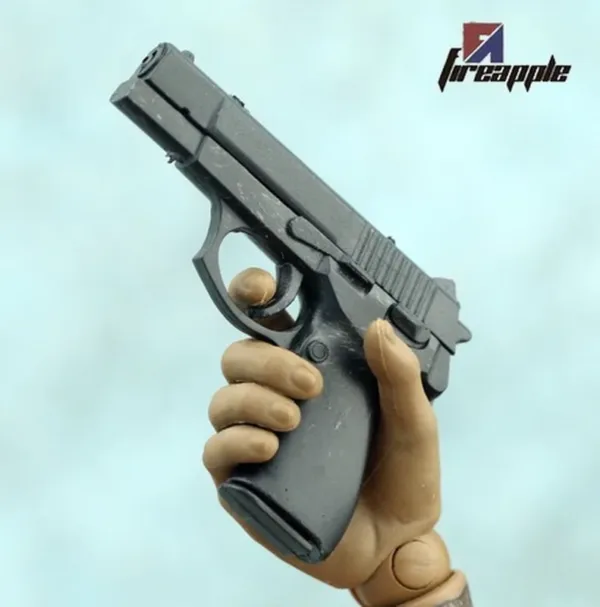 1/6 Scale Black Type 92 Plastic Pistol Model