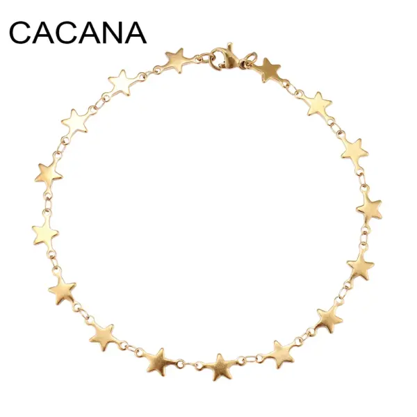 CACANA Stainless Steel Link Chain Bracelet - Image 6