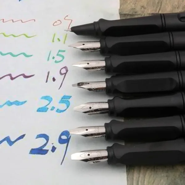 Matte Black Fountain Pen for Calligraphy - Image 4