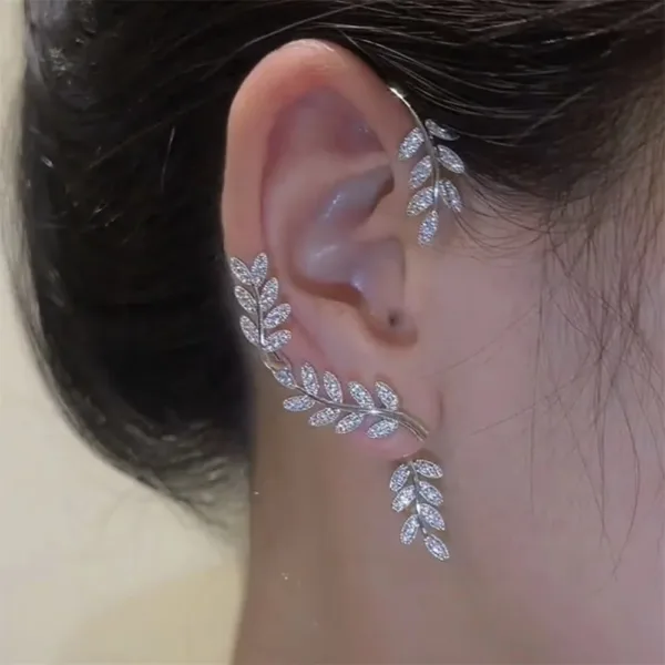 Zircon Butterfly Ear Cuff for Women - Image 2