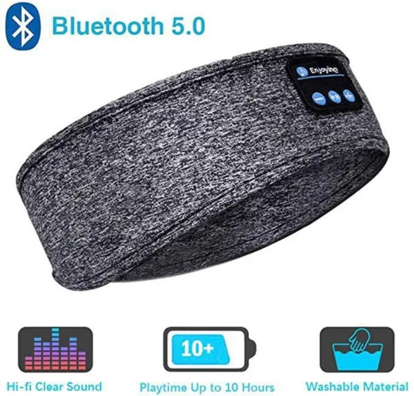 Bluetooth Sports Headband Headphones with Mic - Image 8