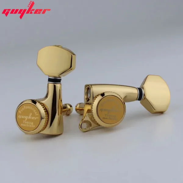 Gold Locking Guitar Tuners for Electric Guitars - Image 4