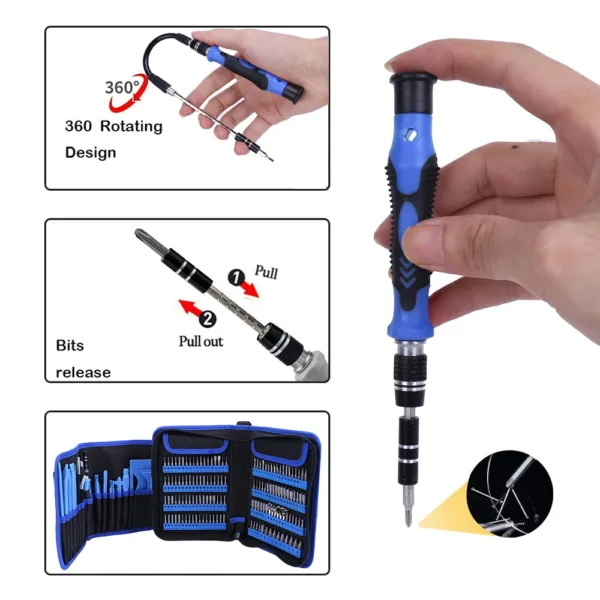 180-in-1 Precision Screwdriver Set for Repair - Image 6