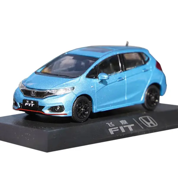 1:43 Diecast Honda Fit Model Car Blue