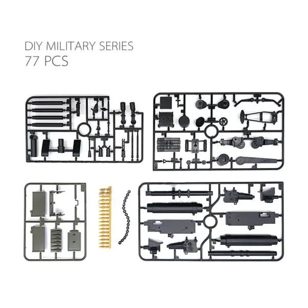 1/6 Scale Model Maxim Gun Assembly Kit - Image 2