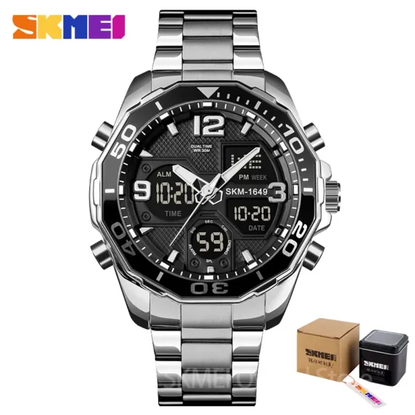 SKMEI Men's Dual Movement Sport Watch 1649 - Image 8