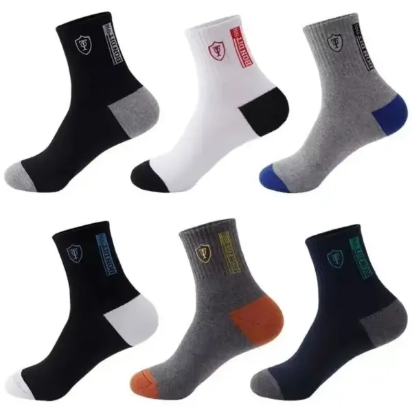 5 Pairs Men’s Breathable Sports Socks Set - Image 6