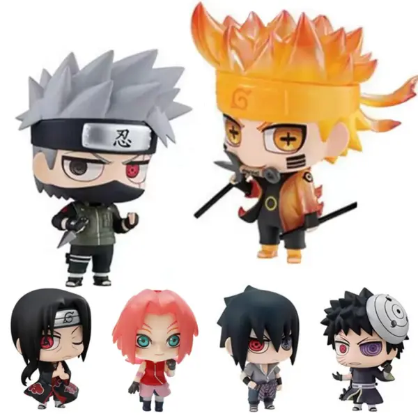 6pcs Naruto Anime Figures Collectible Set