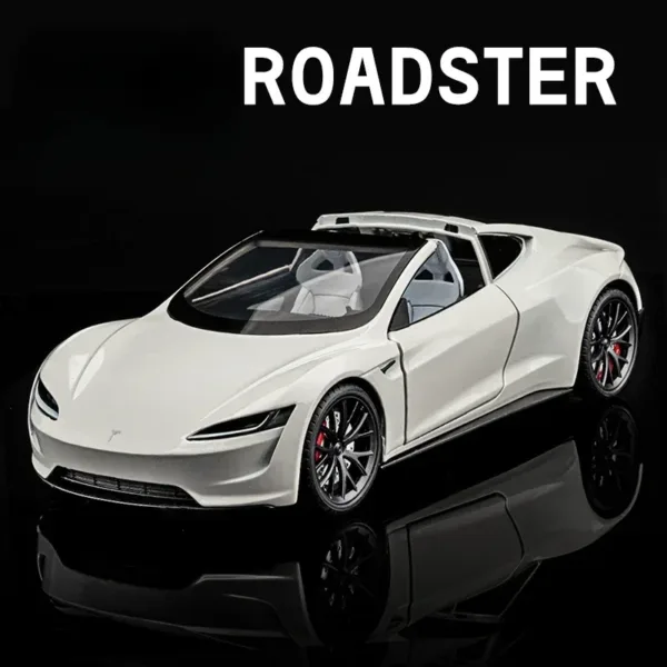 1:24 Scale Tesla Roadster Diecast Model Car