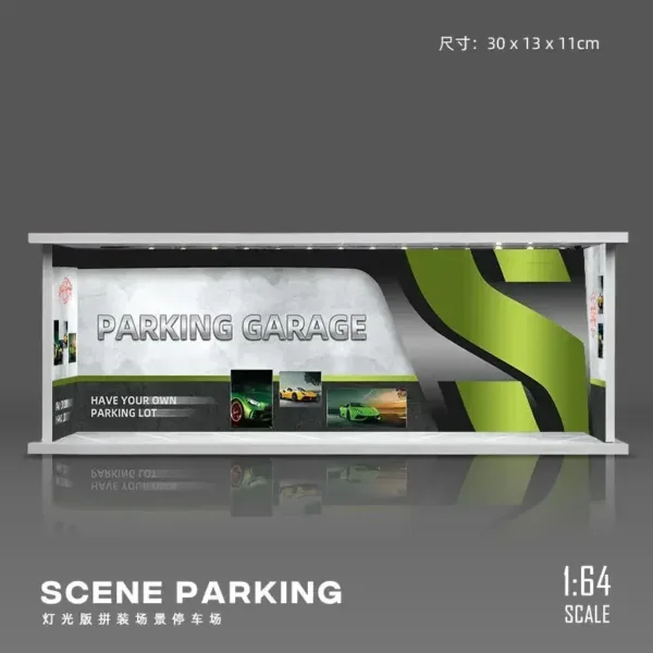 1/64 Scale Alloy Parking Garage Model Display - Image 12